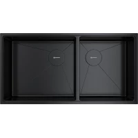 Кухонная мойка Omoikiri Taki 85-2-LB-U/IF-GB Side 4997039 85x44 см, графит