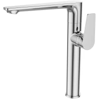 Смеситель для раковины BelBagno Ancona ANCONA-LMC2-CRM без донного клапана, хром