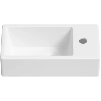 Раковина Lavinia Boho Bathroom Sink 33311023 40x20 см L, рукомойник, белый