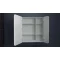Зеркальный шкаф 80x80 см белый L Art&Max Verona AM-Ver-800-800-2D-L-DS-F - 4