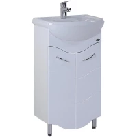 Тумба белый глянец 49,4 см Onika Лайн 105007