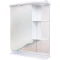 Зеркальный шкаф 60x71,2 см белый глянец L Onika Виола 206003 - 1