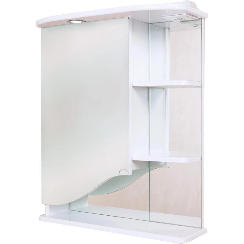 Зеркальный шкаф 60x71,2 см белый глянец L Onika Виола 206003