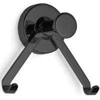 Крючок Bertocci Cinquecento 110 0515 0800 тройной, для ванны, черный матовый