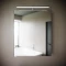 Зеркальный шкаф 60x74 см алюминий R Sancos Hilton Z600 - 1