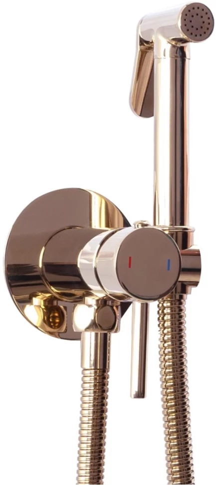 Гигиенический душ Rea Loop REA-B6523 со смесителем, розовое золото