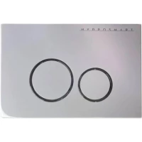 Кнопка смыва Nofer Hydrosmart 07812.W для инсталляции, белый глянец/хром/белый глянец