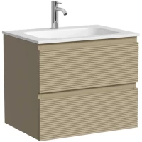 Тумба под раковину Sancos Folk FL60CP 59 см, подвесная, капучино матовый