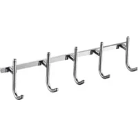 Планка с крючками Gappo G201-5 для ванны, хром