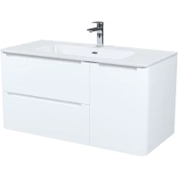 Тумба под раковину IDDIS Edifice EDI10W1i95 100 см, подвесная, белый глянец