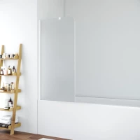 Шторка на ванну Vegas Glass EV ST NOVO 76 01 10 L 76 см L, профиль белый, стекло сатин