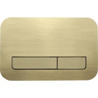 Кнопка смыва Veconi Flush V12 FLV12-G для инсталляции, золотой матовый