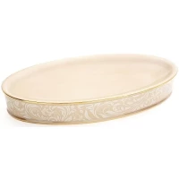 Подставка для предметов Kassatex Bedminster Scroll Creme Brulee ATB-TR-CRB