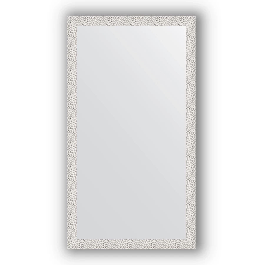 Зеркало 61x111 см чеканка белая Evoform Definite BY 3194 зеркало 61x111 см волна алюминий evoform definite by 3198