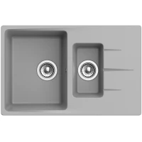 Кухонная мойка Ewigstein серый металлик Gerd 60KF