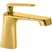 Смеситель для раковины Hansberge H1068GO золотой