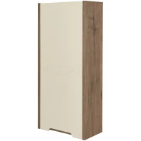 Шкаф подвесной бежевый/дуб веллингтон L Акватон Оливия 1A254703OLVGL