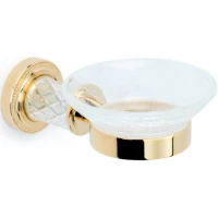 Мыльница Boheme Murano Cristal 10903-CRST-G настенная, золотой