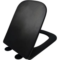 Сиденье для унитаза GID KV-18Bm с микролифтом, черный матовый