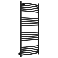 Полотенцесушитель водяной 1200x500 черный матовый Сунержа Аркус 31-0251-1250