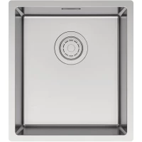 Кухонная мойка Paulmark Yuni YU39-BS 39x44 см, нержавеющая сталь