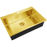 Кухонная мойка Zorg SZR-7551 BRONZE 75x51 см, бронза