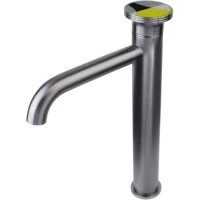 Смеситель для раковины Bronze De Luxe OMG! 9008GM-Y графит матовый/желтый