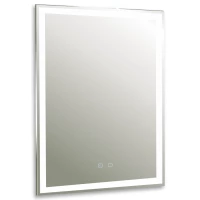 Зеркало Silver Mirrors Рига LED-00002614 60x80 см, с LED-подсветкой, сенсорным выключателем, диммером, антизапотеванием