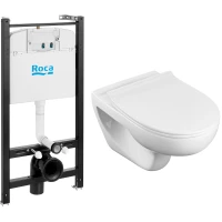 Комплект подвесной унитаз + система инсталляции Roca Victoria 893105010