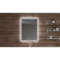 Зеркало 63,9x85 см белый Velvex Gelou zkGEL.60-21 + kmGEL.1-58