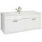 Комплект мебели белый матовый 106,5 см Sanflor Ванесса C0002143 + 4640021064740 + C0001121 - 3