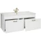 Комплект мебели белый матовый 106,5 см Sanflor Ванесса C0002143 + 4640021064740 + C0001121 - 4