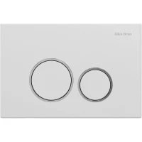 Кнопка смыва Allen Brau Priority 9.20001.20 для инсталляции, белый/хром/белый
