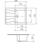 Кухонная мойка серый шелк Акватон Монца 1A716032MC250 - 3