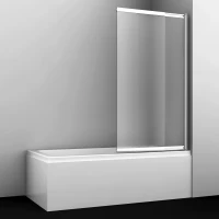 Шторка для ванны 100 см WasserKRAFT Main 41S02-100 RM матовый