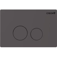 Кнопка смыва Creavit Terra GP9002.04 для инсталляции, антрацит матовый