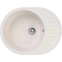 Кухонная мойка GranFest Quarz 58 61,7x48 см, белый