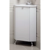 Тумба с раковиной белый глянец 40,5x40,5 см Corozo Триана SETSD-00000324/5022400