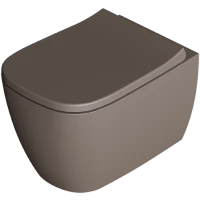 Унитаз подвесной Alice Wunder 45000143 безободковый, торнадо, кофе матовый
