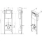 Комплект подвесной унитаз + система инсталляции Cersanit Delfi SET-DEL/Vec/S-DL/Ac-Cg-w - 2