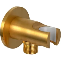 Подключение для душевого шланга с держателем Remer 337MBG