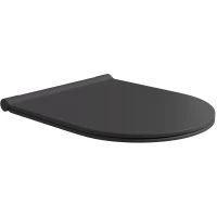 Сиденье для унитаза Alice Form MC2208ES с микролифтом, черный матовый