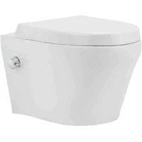 Унитаз подвесной beWash Metison 78343601 безободковый, с функцией биде, с сиденьем микролифт, белый