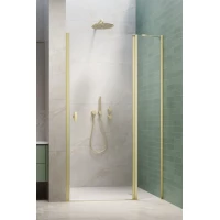 Душевая дверь Radaway Nes Brushed Light Gold DWJ II 120 Right 10036120-98-01R 120 см R, профиль светлое золото матовый, стекло прозрачное