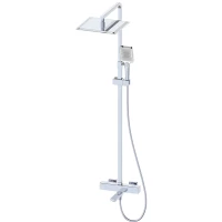 Душевая система Oliveeka OL-739901-CR 300x200 мм, с термостатом, хром