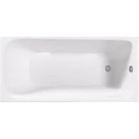 Ванна чугунная Delice Continental Plus DLR230642 100x70 см, белый