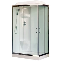 Душевая кабина 120x80x217 см Royal Bath RB8120HP6-WT-CH-L прозрачное