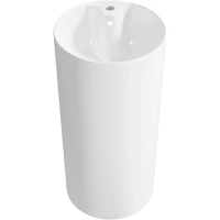 Раковина Wellsee Callipy Art 32890100S 42x42 см, напольная, белый