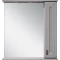 Зеркальный шкаф Misty Лувр П-Лвр03065-1504П 65x80 см R, с подсветкой, выключателем, серый матовый - 1