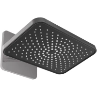 Верхний душ Vincea Inspire VSHD-3I4CGM 320 мм, с кронштейном, вороненая сталь